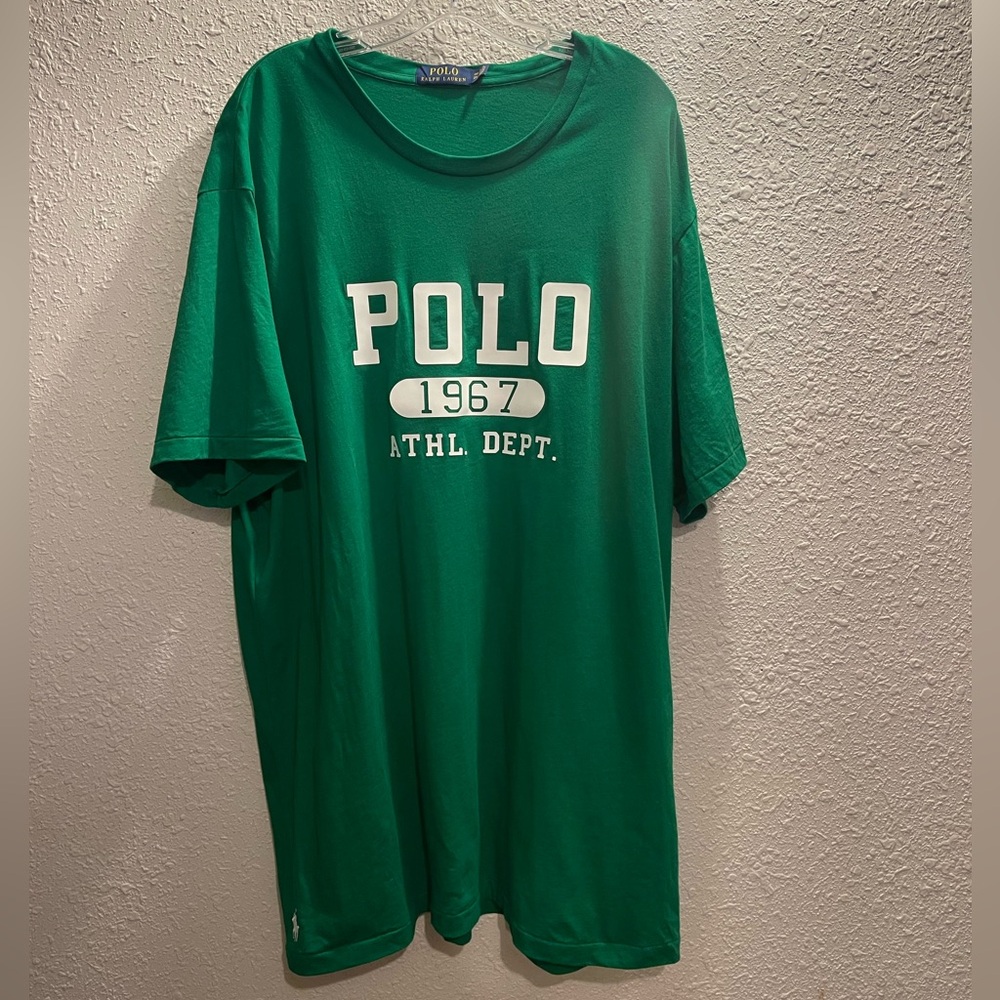 Polo Ralph Lauren‎ T-Shirt MENS GREEN 1967 Polo Shirt#331